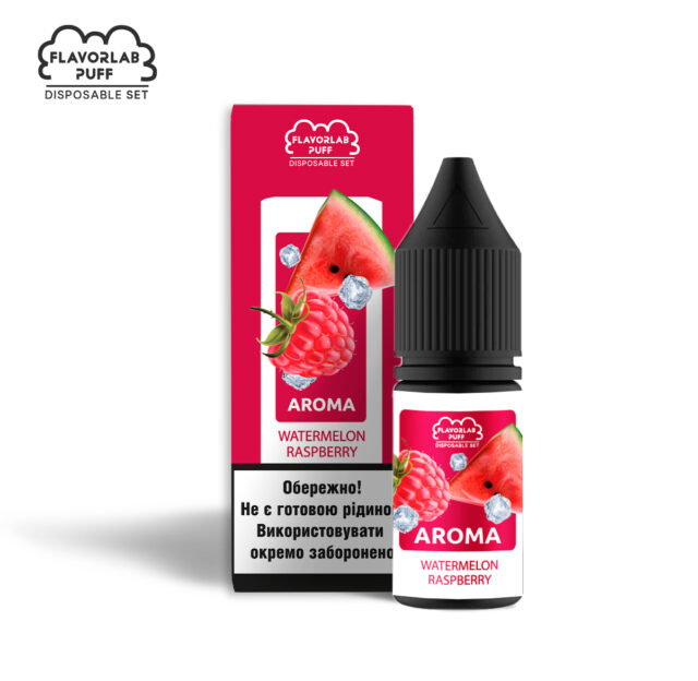 Ароматизатор Flavorlab Disposable Puff Watermelon Raspberry 10 мл