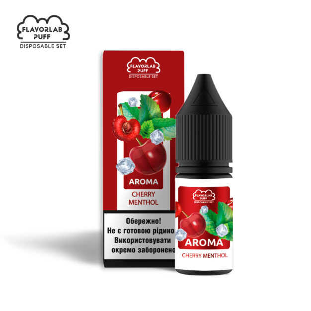 Ароматизатор Flavorlab Disposable Puff Cherry Menthol 10 мл