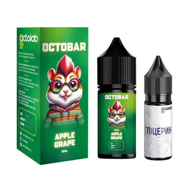 Ароматизатор Octobar NFT Apple Grape 30 мл