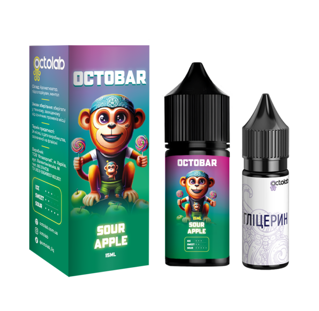 Ароматизатор Octobar NFT Sour Apple 30 мл