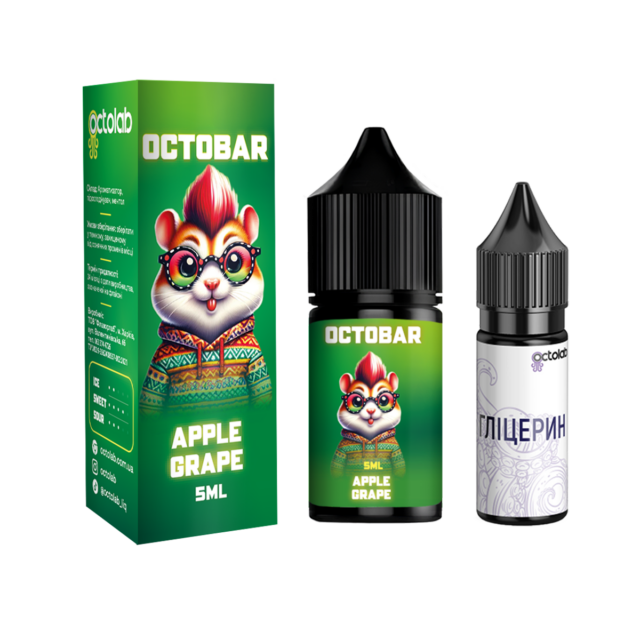 Ароматизатор Octobar NFT Apple Grape 10 мл