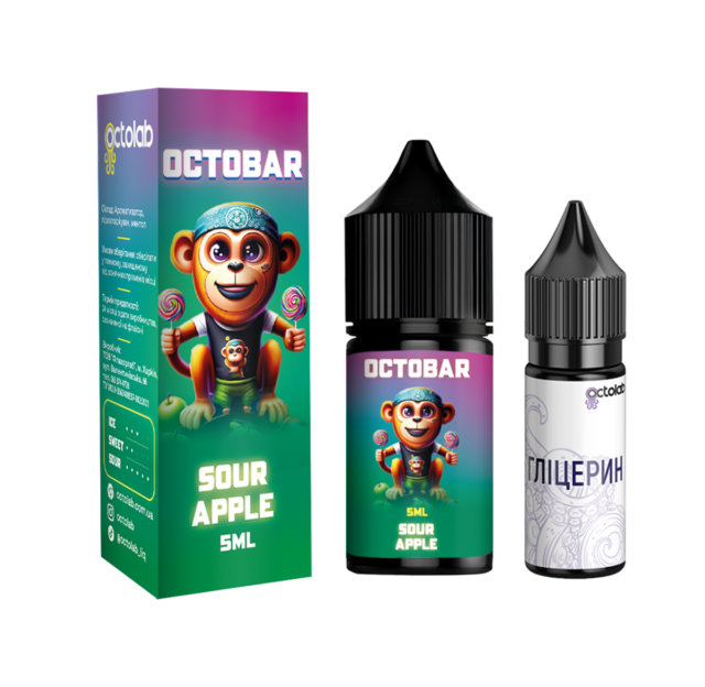 Ароматизатор Octobar NFT Sour Apple 10 мл