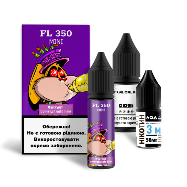 Ароматизатор FL350 mini Currant Pomegranate Lime 15 мл