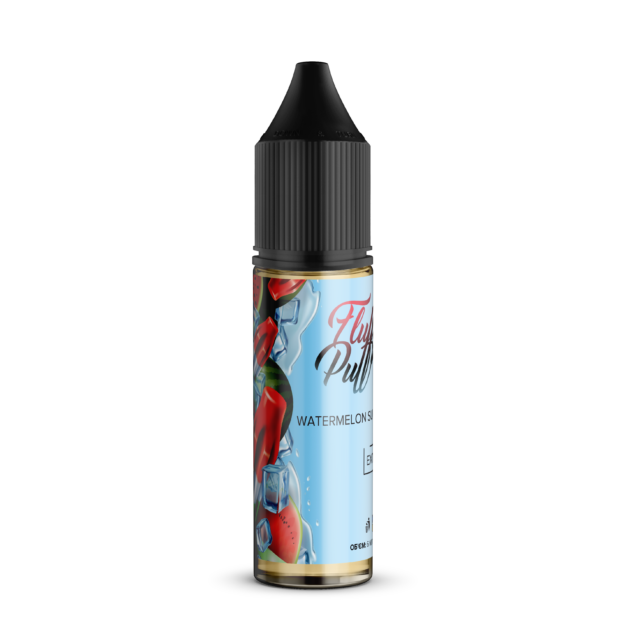 Аромaтизатор Fluffy Puff Salt Watermelon Sugar Ice 15 мл