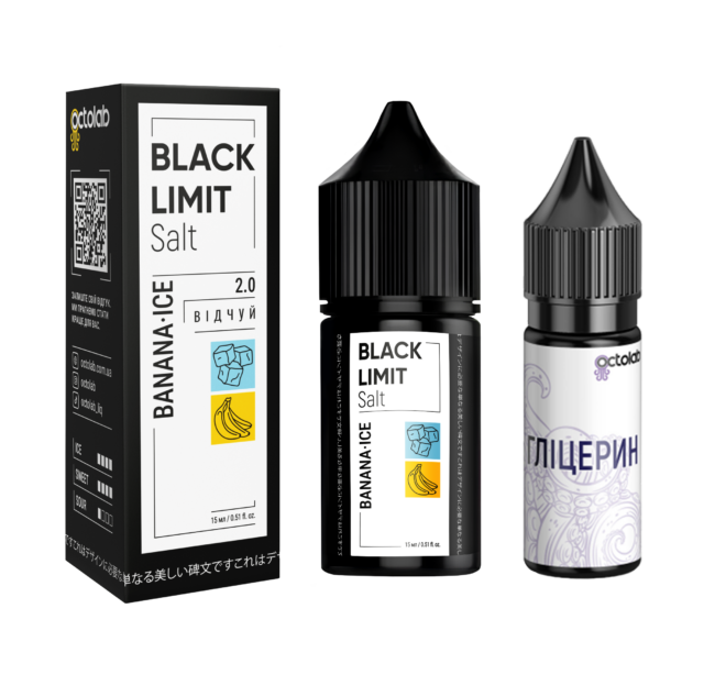Ароматизатор Octobar Black Limit Banana Ice 30 мл