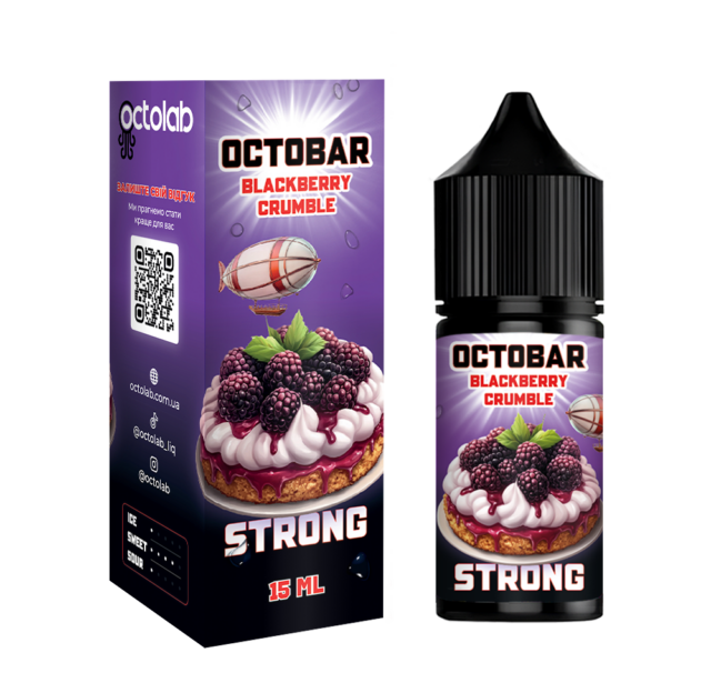 Ароматизатор Octobar Strong Blackberry Crumble 30 мл