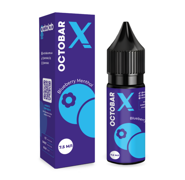 Ароматизатор Octobar X Bluberry Menthol 15ml