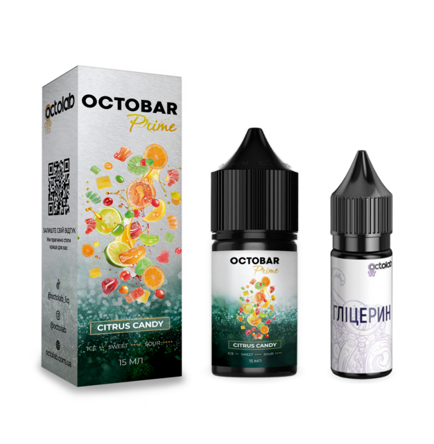 Ароматизатор Octobar Prime Citrus Candy 30 мл