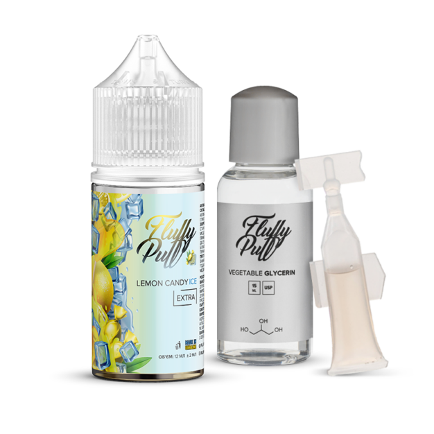 Ароматизатор Fluffy Puff Salt Lemon Candy Ice Extra 30 мл