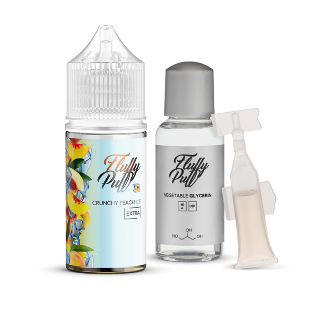 Ароматизатор Fluffy Puff Salt Crunchy Peach Ice Extra 30 мл