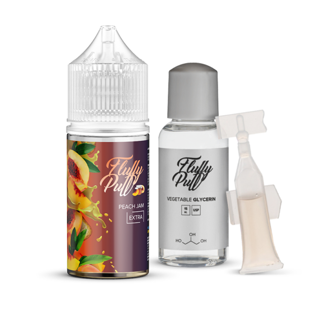 Ароматизатор Fluffy Puff Salt Peach Jam Extra 30 мл