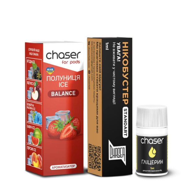 Aроматизатор Chaser For Pods Ice Полуниця 10 мл