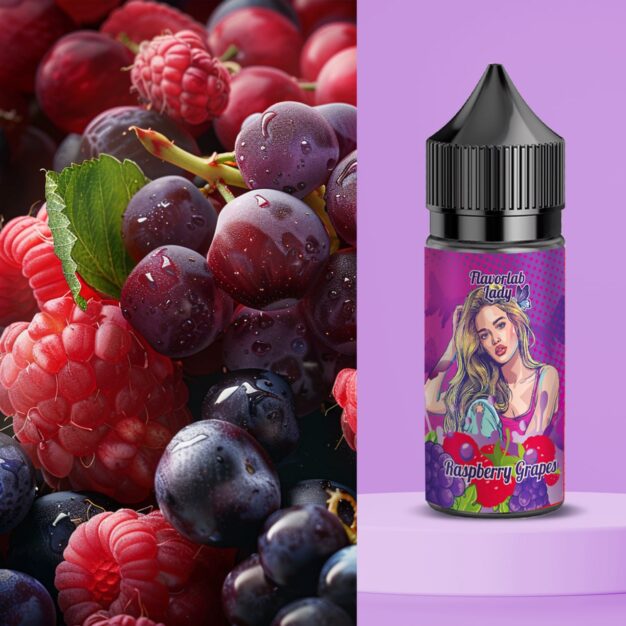Ароматизатор Flavorlab Lady Raspberry Grapes 30 мл