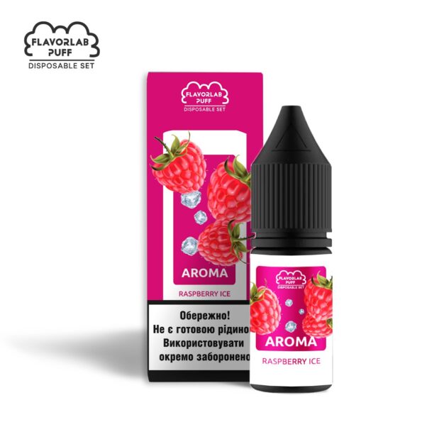 Ароматизатор Flavorlab Disposable Puff Raspberry Ice 10 мл