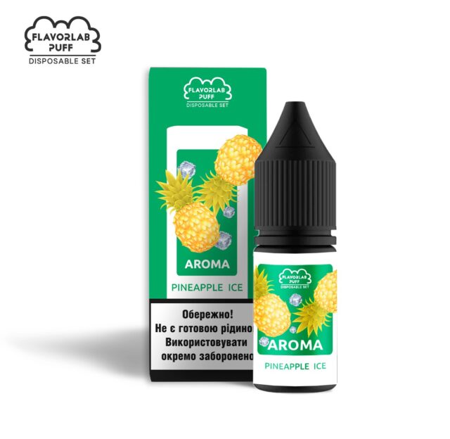 Ароматизатор Flavorlab Disposable Puff Pineapple Ice 10 мл