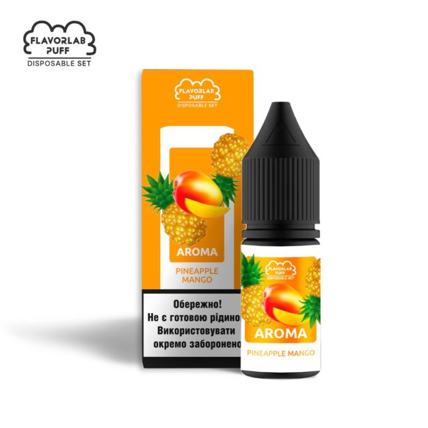 Ароматизатор Flavorlab Disposable Puff Pineapple Mango 10 мл