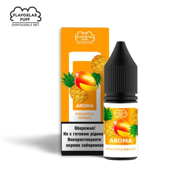 Ароматизатор Flavorlab Disposable Puff Pineapple Mango 10 мл