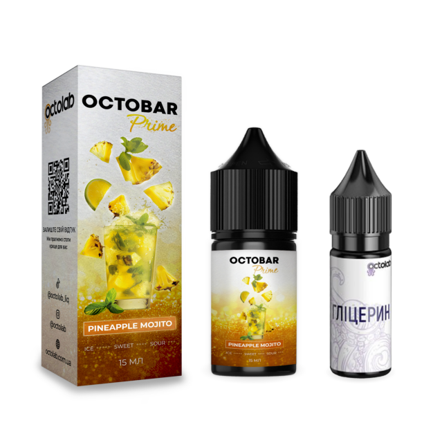 Ароматизатор Octobar Prime Pineapple Mojito 30 мл
