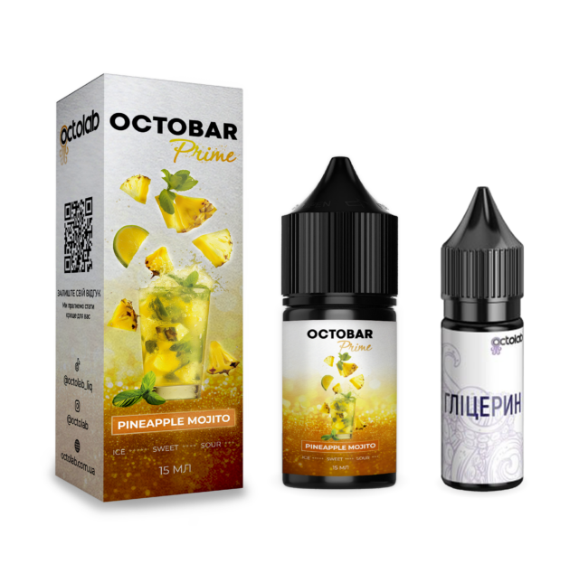 Ароматизатор Octobar Prime Pineapple Mojito 30 мл
