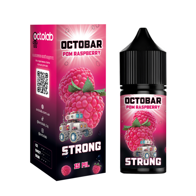 Ароматизатор Octobar Strong Pom Raspberry 30 мл