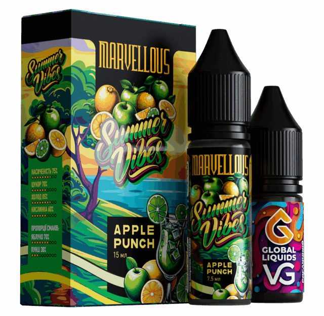 Ароматизатор Marvellous Summer Vibes Apple Punch 15 мл