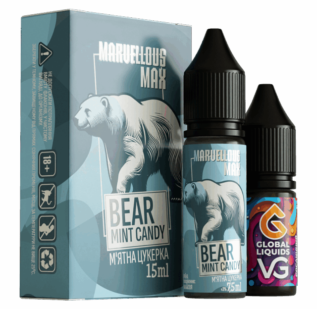 Ароматизатор Marvellous Max Bear Mint Candy 15 мл