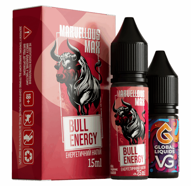 Ароматизатор Marvellous Max Bull Energy 15 мл