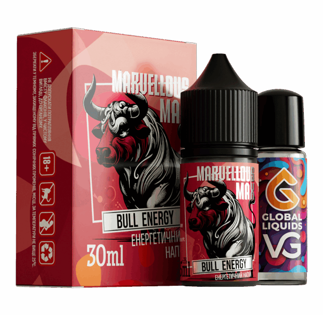 Ароматизатор Marvellous Max Bull Energy 30 мл