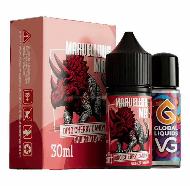 Ароматизатор Marvellous Max Dino Cherry Candy 30 мл