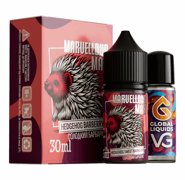 Ароматизатор Marvellous Max Hedgehog Sweet Barberry 30 мл