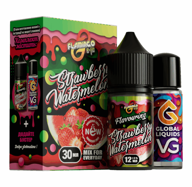 Ароматизатор Flamingo Strawberry Watermelon 30 мл