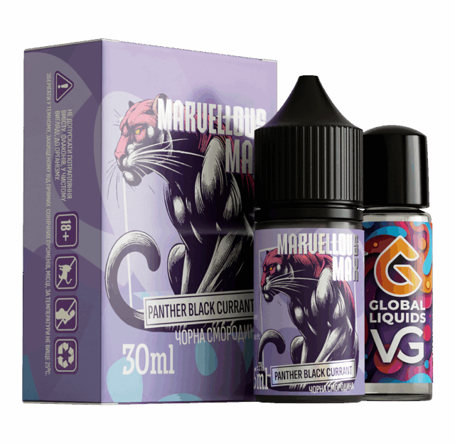 Ароматизатор Marvellous Max Panther Black Currant 30 мл