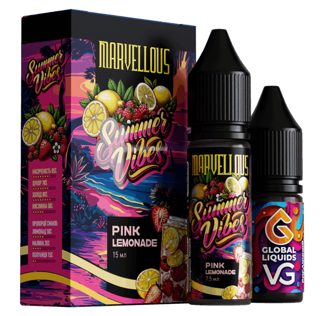 Ароматизатор Marvellous Summer Vibes Pink Lemonade 15 мл