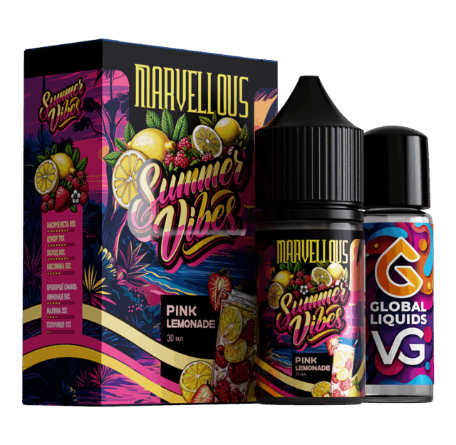 Ароматизатор Marvellous Summer Vibes Pink Lemonade 30 мл