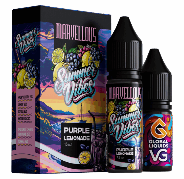 Ароматизатор Marvellous Summer Vibes Purple Lemonade 15 мл