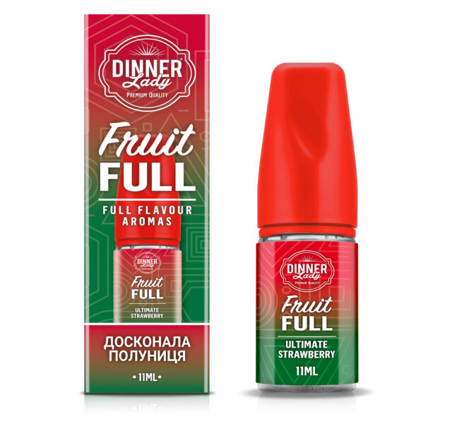 Ароматизатор Dinner Lady Fruitfull Ultimate Strawberry 11 мл