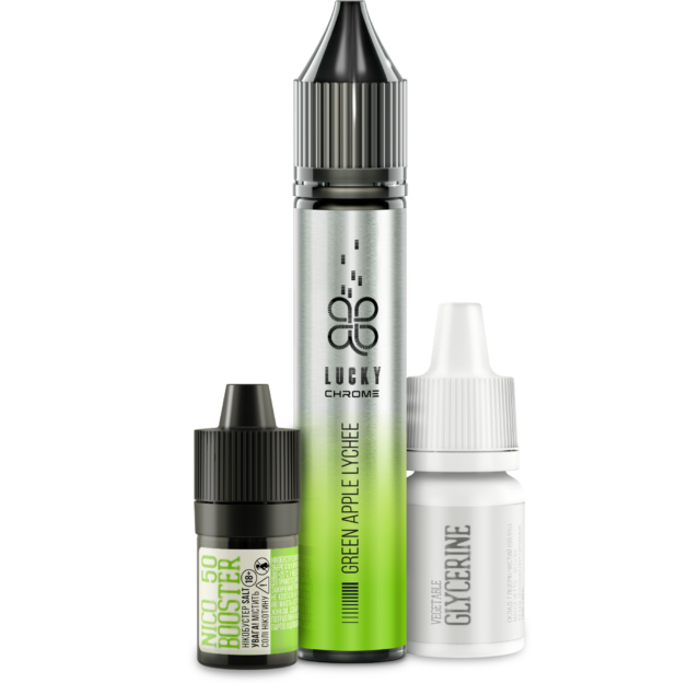 Ароматизатор Lucky Green apple lychee Chrome 30 мл